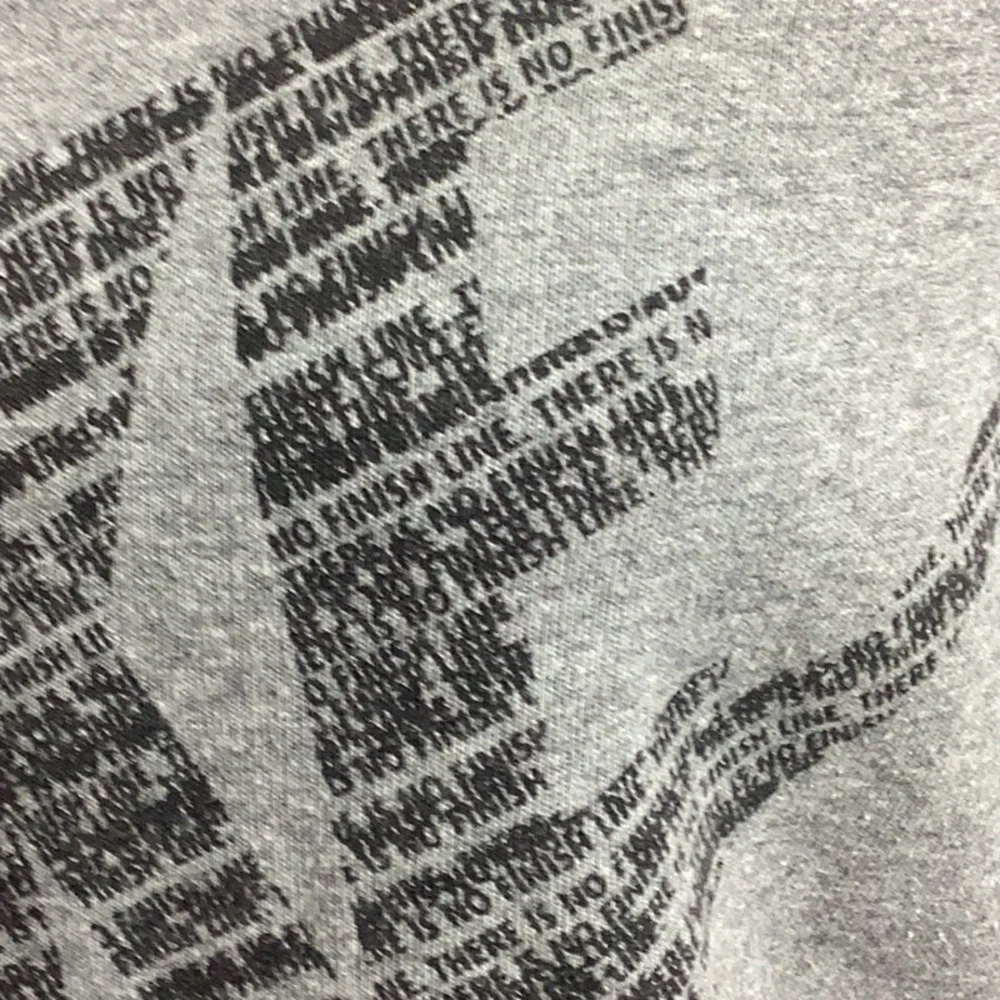 Nike Charcoal Long Sleeve Top There’s No Finish Line Gray Pullover S - Picture 3 of 8